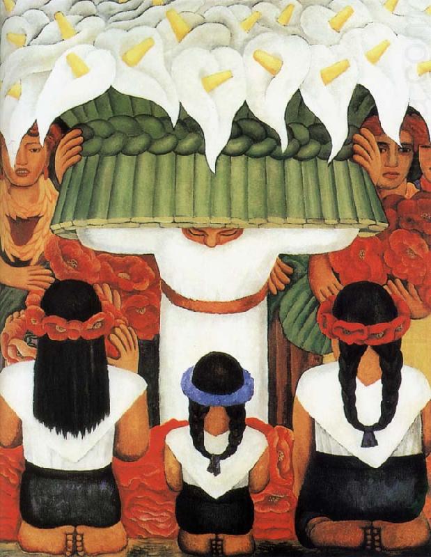 The Feast of Flower, Diego Rivera